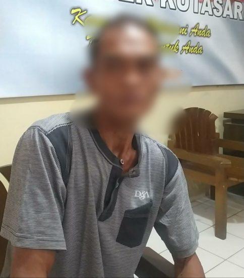 Terduga kasus pencurian cabai di Kecamatan Kutasari Purbalingga