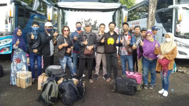 Potret warga Cilacap ikuti mudik gratis bersama SBI dan Pemkab Cilacap