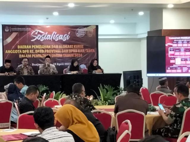 Sosialisasi dapil pemilu 2024 kpu Banjarnegara