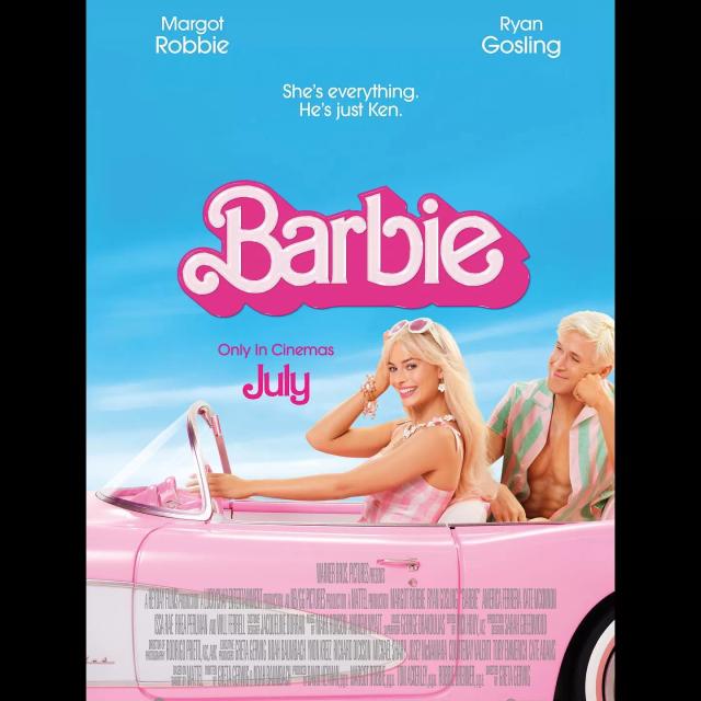 Poster dari film terbaru Ryan Gosling, Barbie.
