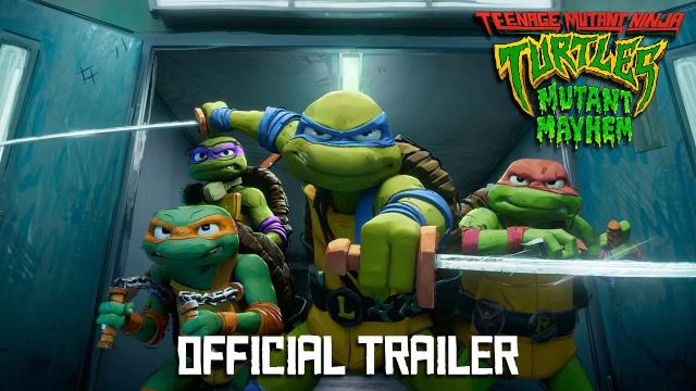 Gambar poster trailer film terbaru Teenage Mutant Ninja Turtle 2023 yang sudah tayang, cek jadwal nonton bioskop di Purwokerto hari ini.