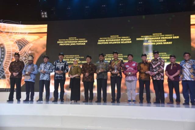Gambar suasana pemberian penghargaan untuk Jawa Tengah di Hotel Intercontinental Bali, Jumat (15/9/2023) malam.