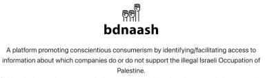 link bdnassh untuk cek produk pro israel