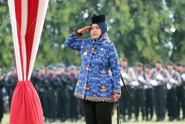 Potret Mantan Wakil Gubernur Lampung Chusnunia Chalim.