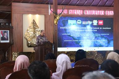 Bupati Banyumas Sadewo Tri Lastiono di Pendopo Si Panji, Selasa (4/11/2025).